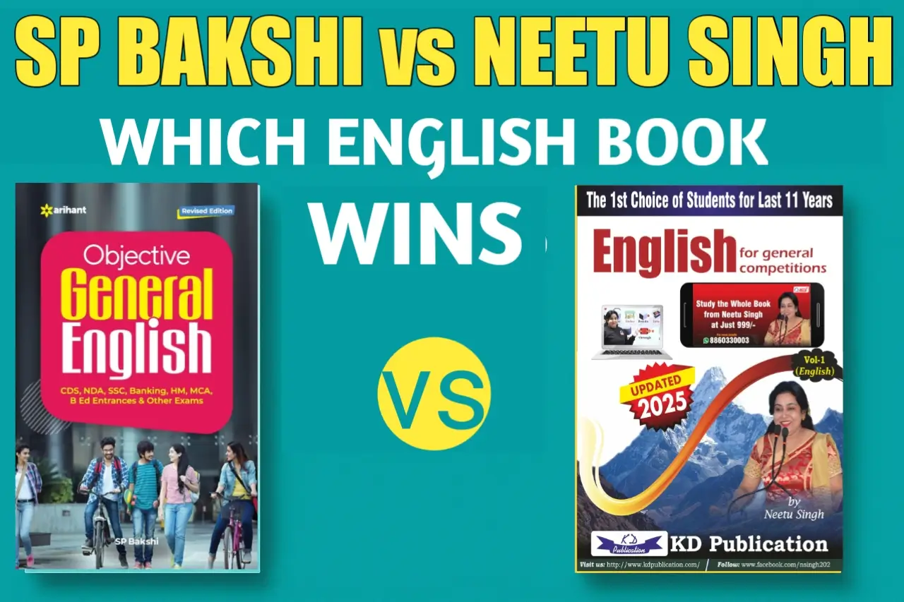 Neetu Singh Vs SP Bakshi - Which is best english book for SSC