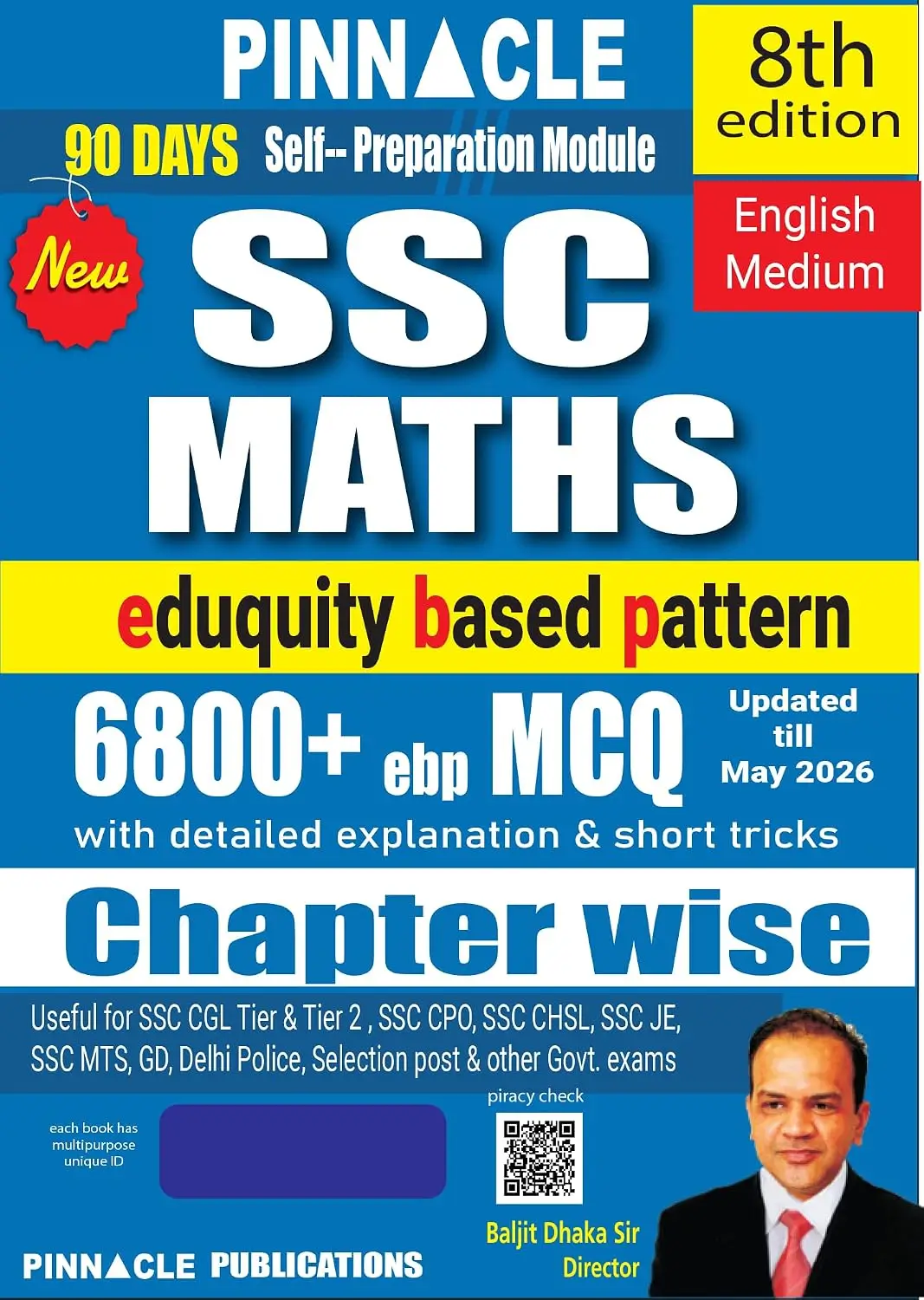 Top 5 Best Maths Book- Pinnacle SSC Maths 6800+ book
