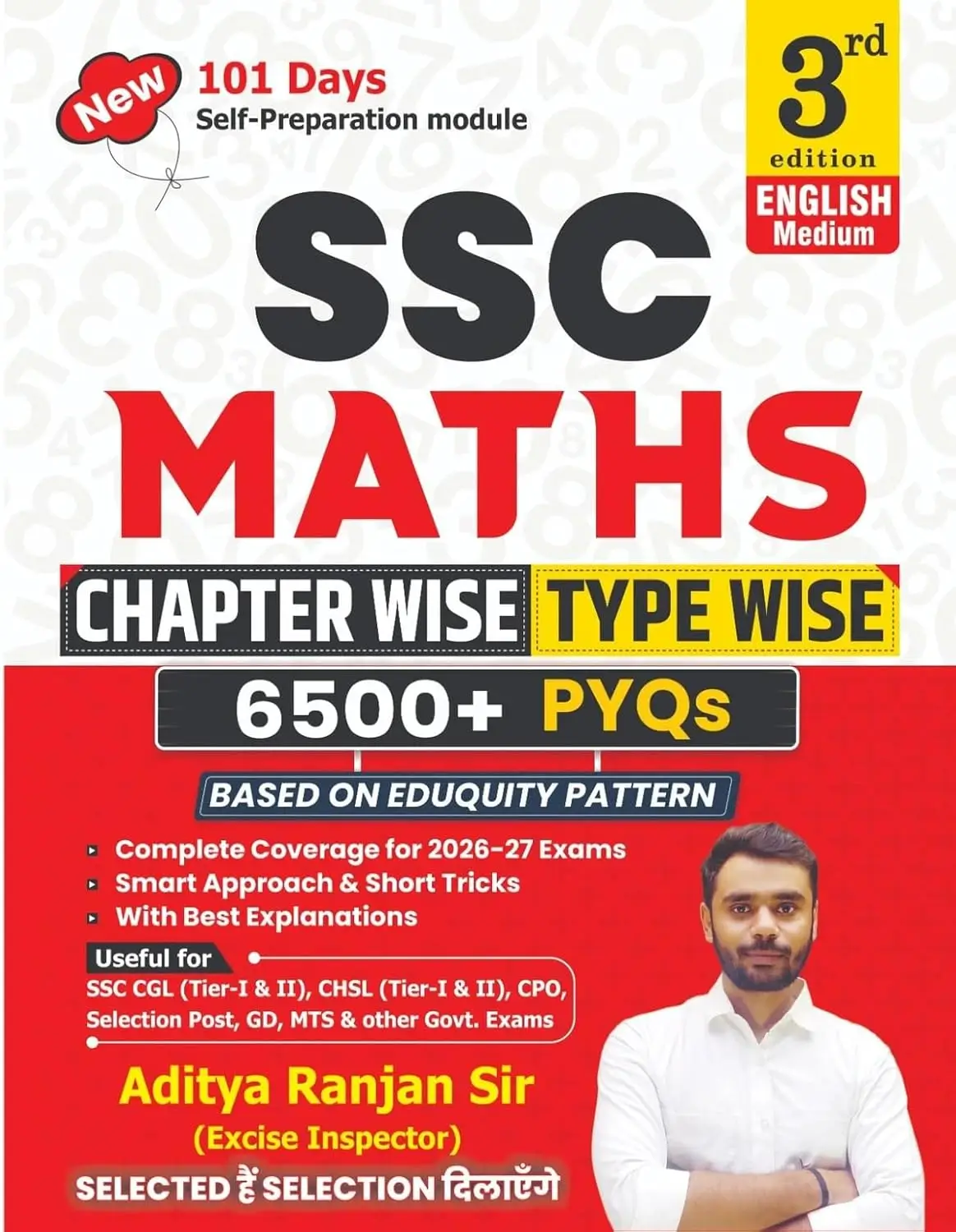 Top 5 Best Maths Book- SSC Maths 6500+ Book by Aditya Ranjan Sir