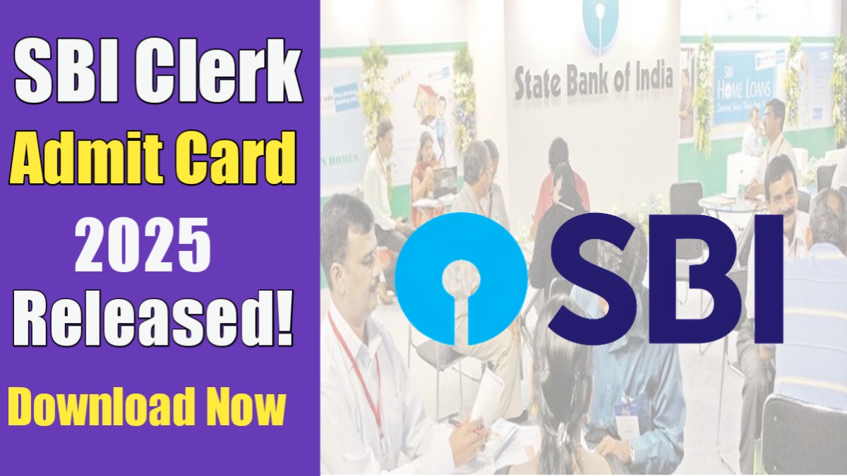 sbi clerk admit card 2025