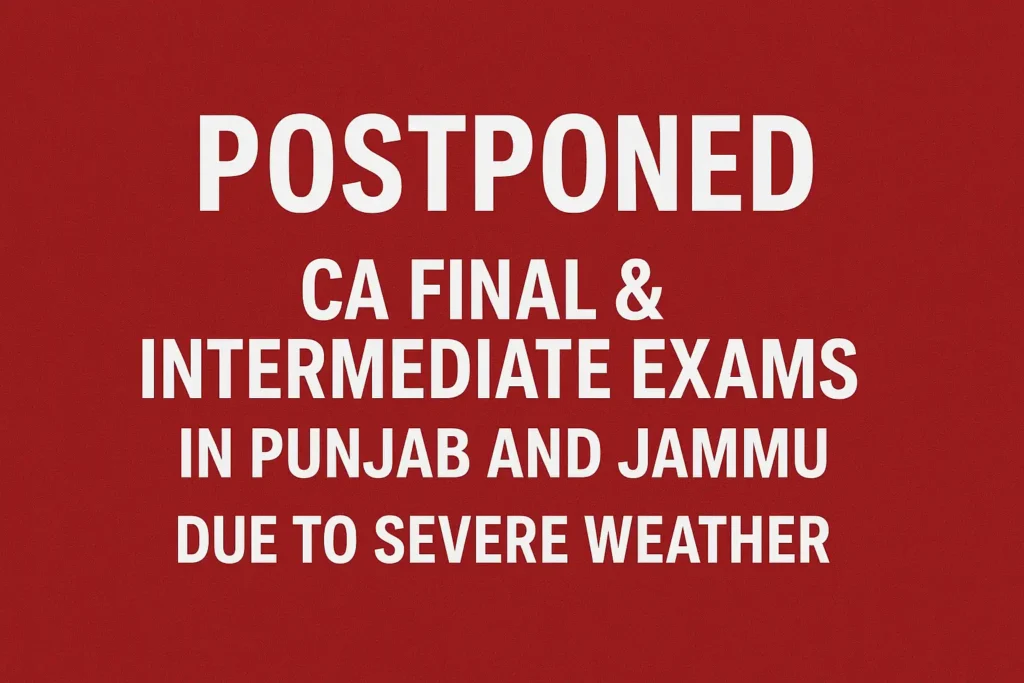 icai september exam