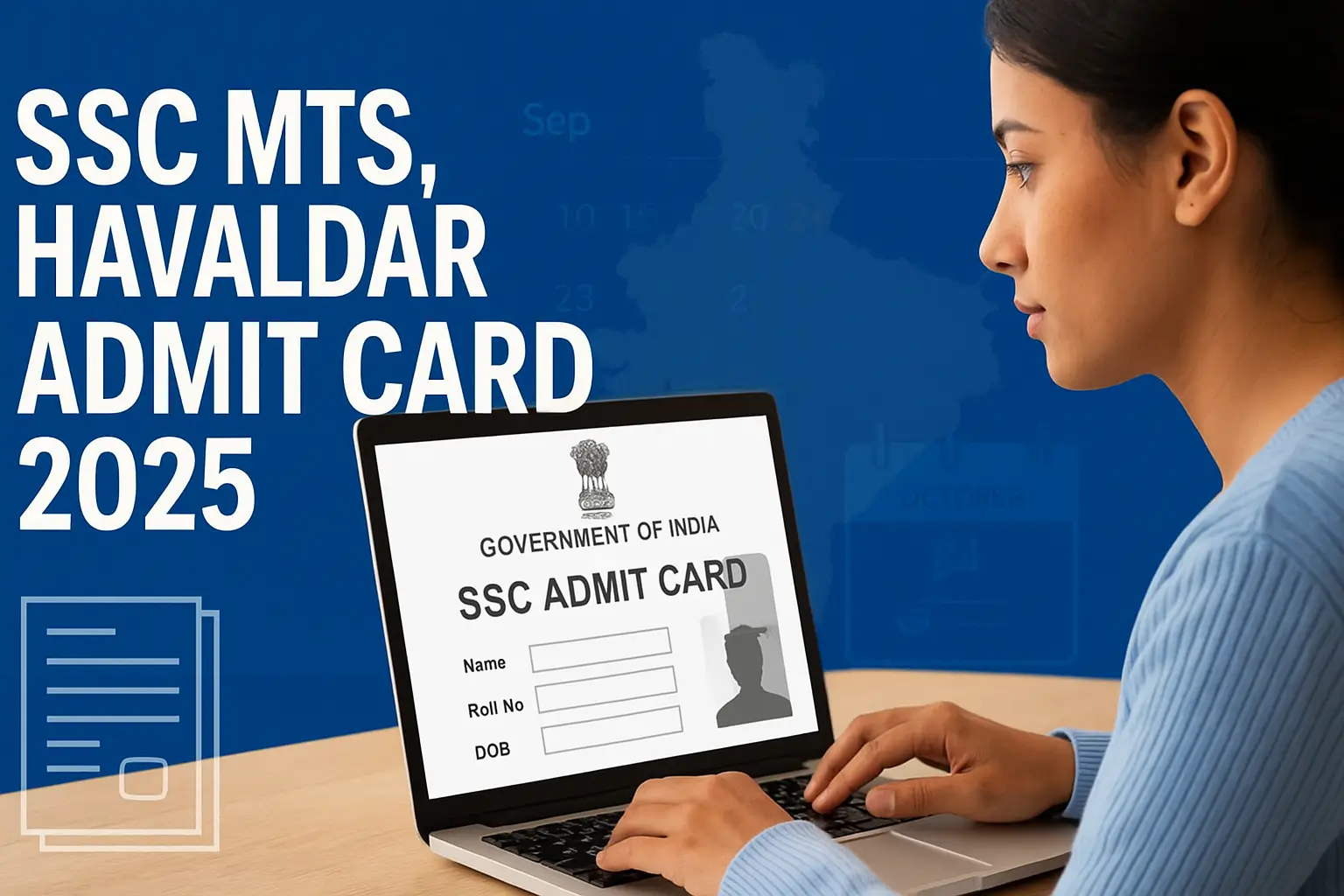 ssc mts and havaldar admit card 2025