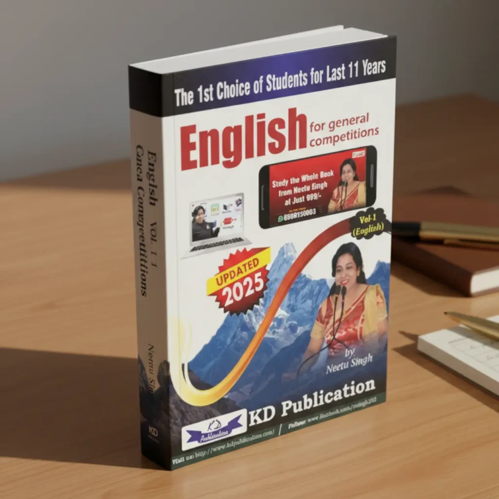 Best English books for competitive exams- Neetu Singh's English for General Competitions Vol.1 book
